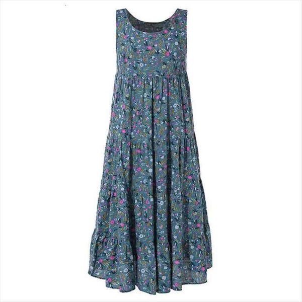 floral print bohemian casual dress summer plus size sleeveless cotton linen women boho dress holiday beach s-5xl, Black;gray
floral print bohemian casual dress summer plus size sleeveless cotton linen women boho dress holiday beach s-5xl, Black;gray