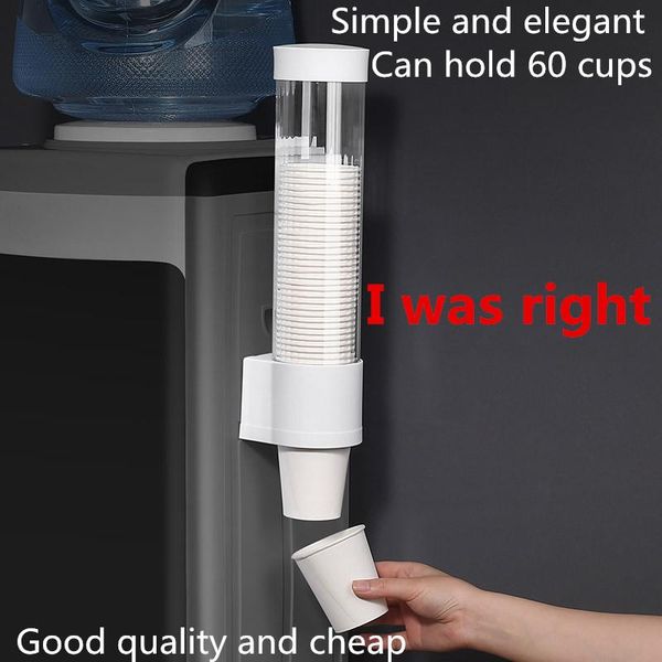 1piece disposable paper cup holder water dispenser plastic wall-mounted storage rack dust-proof kitchen & organization
1piece disposable paper cup holder water dispenser plastic wall-mounted storage rack dust-proof kitchen & organization