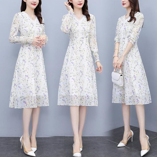 casual dresses coigarsam women dress autumn 2022 cute print long sleeve patchwork chiffon puff lurex belt v-neck, Black;gray
casual dresses coigarsam women dress autumn 2022 cute print long sleeve patchwork chiffon puff lurex belt v-neck, Black;gray