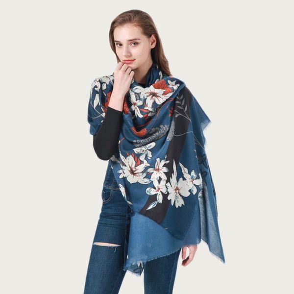 scarves 2021 autumn large floral shawl scarf women luxury flower pattern soft foulard stole long cotton wrap cover, Blue;gray
scarves 2021 autumn large floral shawl scarf women luxury flower pattern soft foulard stole long cotton wrap cover, Blue;gray