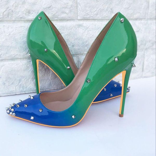 pumps women shoes rivets gradient woman female ladies 12cm high heel spring autumn blue green md013 chensir9 dress, Black
pumps women shoes rivets gradient woman female ladies 12cm high heel spring autumn blue green md013 chensir9 dress, Black