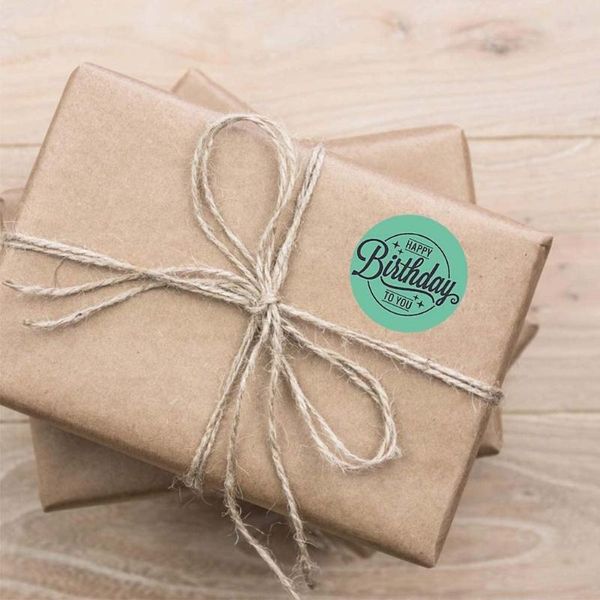 gift wrap 500pcs/roll happy birthday round stickers party packaging seal labels decor
gift wrap 500pcs/roll happy birthday round stickers party packaging seal labels decor