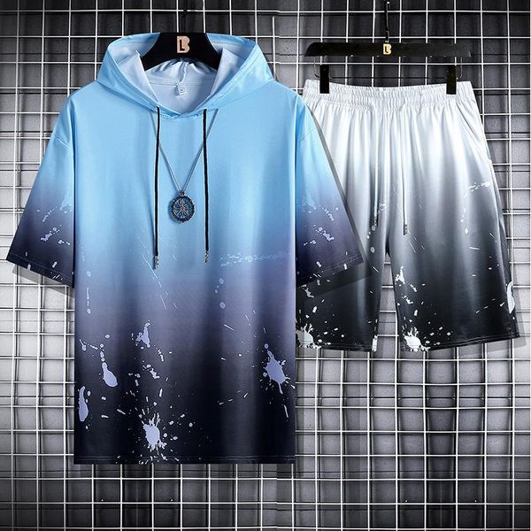 men's tracksuits men outfit hoodie set two piece hood tracksuit summer printed mens joggers fashion man clothes male sportwear, Gray
men's tracksuits men outfit hoodie set two piece hood tracksuit summer printed mens joggers fashion man clothes male sportwear, Gray