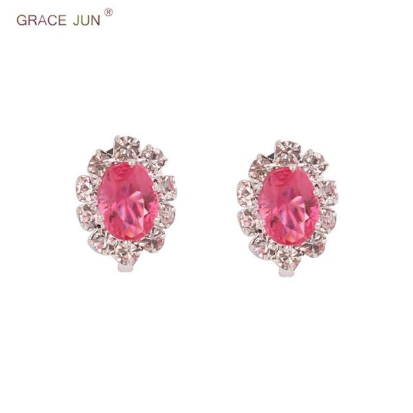 clip-on & screw back grace jun 5 colors available rhinestone crystal oval shape clip on earrings non pierced for women&girl charm ear bijout, Silver
clip-on & screw back grace jun 5 colors available rhinestone crystal oval shape clip on earrings non pierced for women&girl charm ear bijout, Silver
