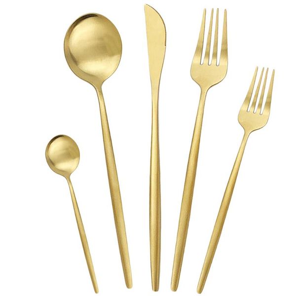 dinnerware sets 4set/6set gold flatware set knife fork spoon dinner 304 stainless steel western matte cutlery silverware
dinnerware sets 4set/6set gold flatware set knife fork spoon dinner 304 stainless steel western matte cutlery silverware