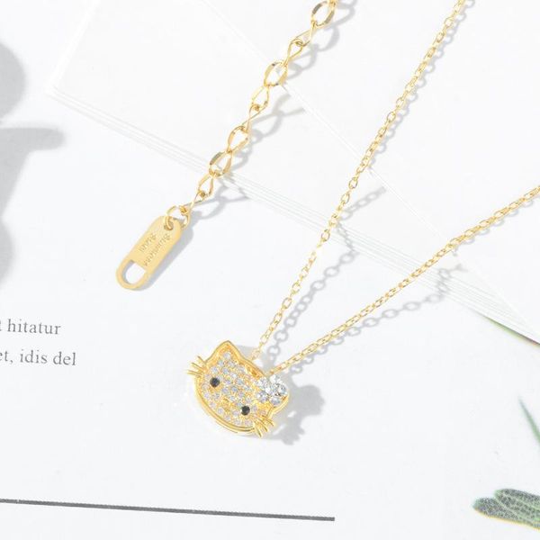 pendant necklaces ladies trend cat necklace girls jewelry korean cute bow pearl kitten clavicle chain 2021 products, Silver
pendant necklaces ladies trend cat necklace girls jewelry korean cute bow pearl kitten clavicle chain 2021 products, Silver