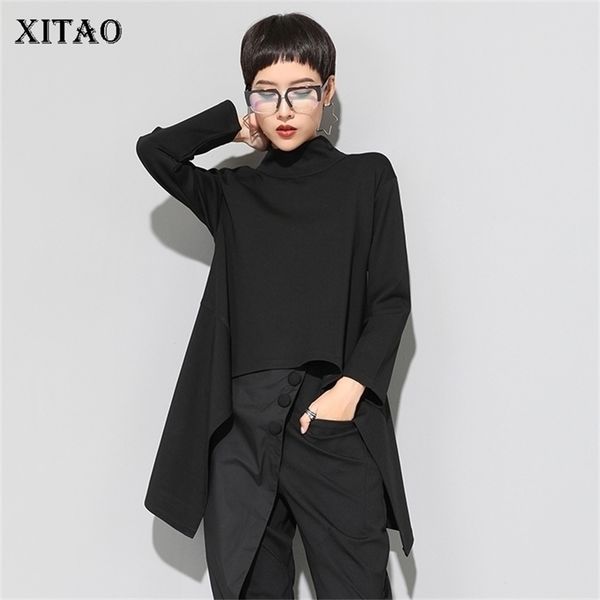 xitao vintage black turtle neck t shirt women plus size kawaii casual long sleeve irregular korean clothes new zll1177 210406, White
xitao vintage black turtle neck t shirt women plus size kawaii casual long sleeve irregular korean clothes new zll1177 210406, White