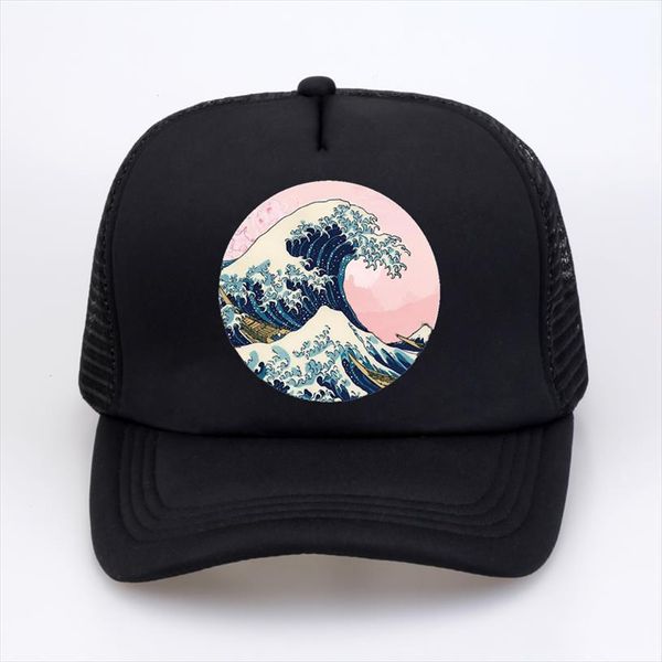 the retro wave japan anime men trucker hat vaporwave kanagawa baseball cap women summer mesh bone, Blue;gray
the retro wave japan anime men trucker hat vaporwave kanagawa baseball cap women summer mesh bone, Blue;gray
