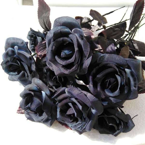 decorative flowers & wreaths 5pcs black rose fake flower artificial for wedding party home room decoration diy indoor
decorative flowers & wreaths 5pcs black rose fake flower artificial for wedding party home room decoration diy indoor