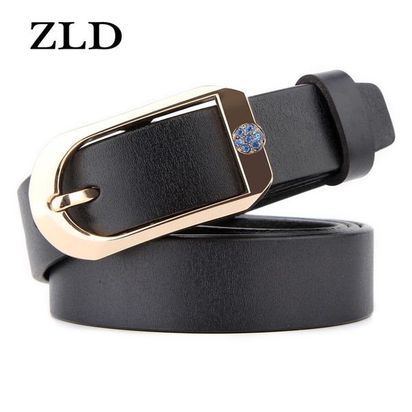 belts zld women's genuine leather belt fashion blue rhinestone pin buckle ladies leisure luxury dress jeans wild waistband, Black;brown
belts zld women's genuine leather belt fashion blue rhinestone pin buckle ladies leisure luxury dress jeans wild waistband, Black;brown