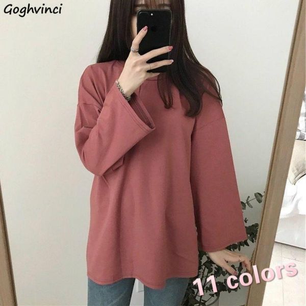 women's t-shirt solid long sleeve t-shirts women loose all-match leisure simple fashion student chic soft comfortable oversize multi-c, White
women's t-shirt solid long sleeve t-shirts women loose all-match leisure simple fashion student chic soft comfortable oversize multi-c, White