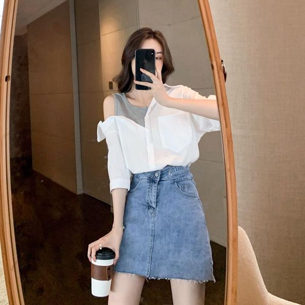 women's blouses & shirts coigarsam sleeve blouse women summer loose chiffon blusas womens and white cowboy short skirt 1798
women's blouses & shirts coigarsam sleeve blouse women summer loose chiffon blusas womens and white cowboy short skirt 1798