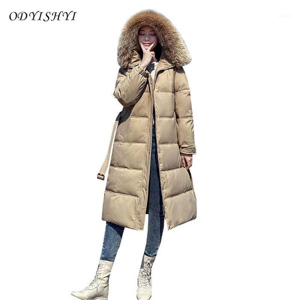women's down & parkas plus size coat elegant women 2021 thick winter cotton jacket big fur collar slim mid long jackets m-4xl parka dh1, Black
women's down & parkas plus size coat elegant women 2021 thick winter cotton jacket big fur collar slim mid long jackets m-4xl parka dh1, Black