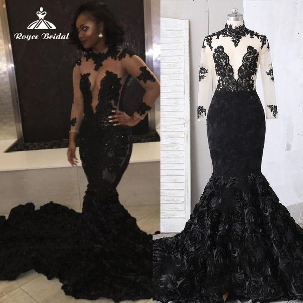 other wedding dresses black illusion sheer lace 3d rosette mermaid flowers gothic bridal dress in turkey african women gowns, White
other wedding dresses black illusion sheer lace 3d rosette mermaid flowers gothic bridal dress in turkey african women gowns, White