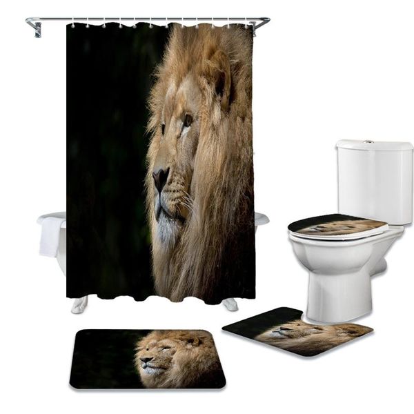 shower curtains african animal lion durable waterproof curtain set bathroom rugs carpet toilet seat cover pad floor mat
shower curtains african animal lion durable waterproof curtain set bathroom rugs carpet toilet seat cover pad floor mat