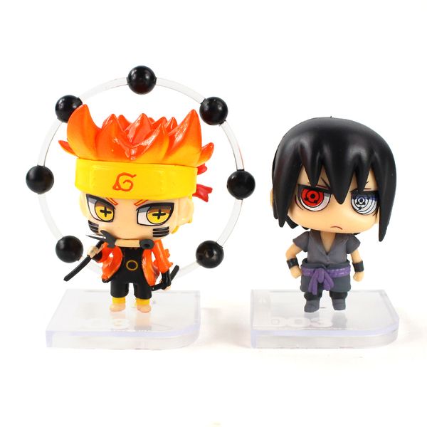 2pcs/set 7-9cm naruto shippuden anime sasuke ootutuki hagoromo kawaii q cute pvc action figure model toys dolls gift brinquedos
2pcs/set 7-9cm naruto shippuden anime sasuke ootutuki hagoromo kawaii q cute pvc action figure model toys dolls gift brinquedos