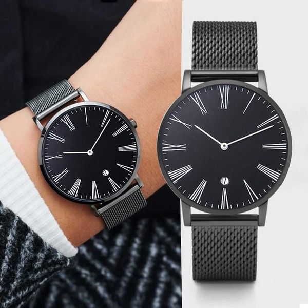wristwatches fashion minimalism women watches ultra thin dial stainless steel mesh belt quartz watch men drop relogio, Slivery;brown
wristwatches fashion minimalism women watches ultra thin dial stainless steel mesh belt quartz watch men drop relogio, Slivery;brown