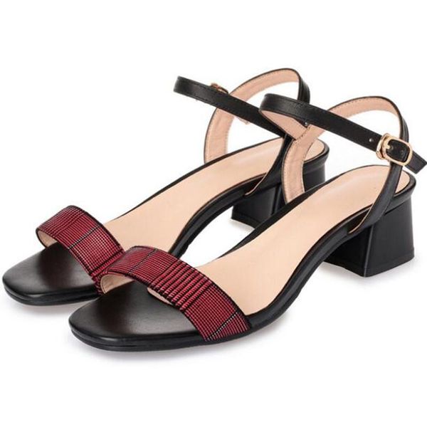 dress shoes 2021 est open toe summer fashion sandals women thick heel genuine leather red black casual
dress shoes 2021 est open toe summer fashion sandals women thick heel genuine leather red black casual