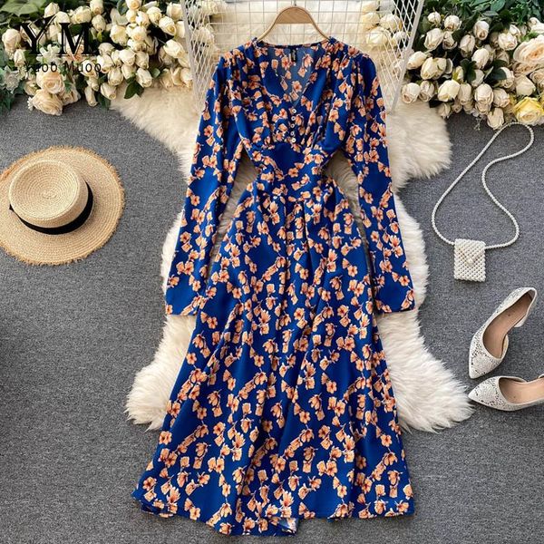 casual dresses yuoomuoo women autumn long sleeve vintage maxi dress flower print ladies v-neck party vestidos de festa, Black;gray
casual dresses yuoomuoo women autumn long sleeve vintage maxi dress flower print ladies v-neck party vestidos de festa, Black;gray