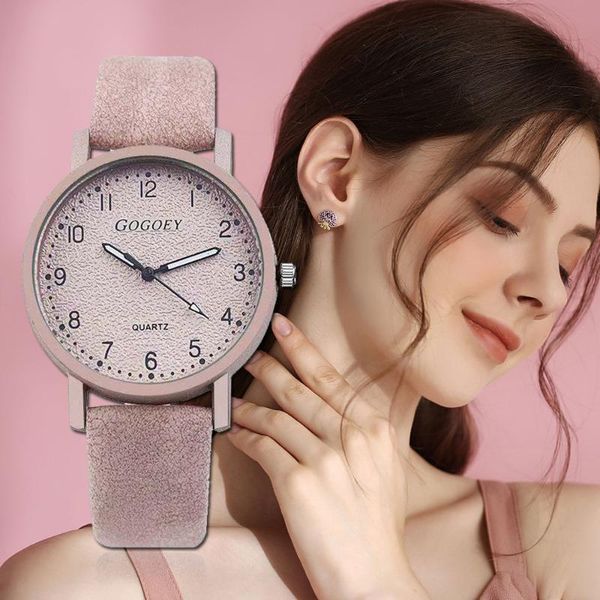 wristwatches gogoey brand women's watches 2021 fashion leather wrist watch women ladies mujer bayan kol saati montre feminino, Slivery;brown
wristwatches gogoey brand women's watches 2021 fashion leather wrist watch women ladies mujer bayan kol saati montre feminino, Slivery;brown