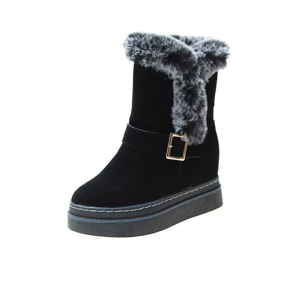 boots 2021 winter snow plus thick muffin bottoms casual women's ankle metal buckle short for women, Black
boots 2021 winter snow plus thick muffin bottoms casual women's ankle metal buckle short for women, Black
