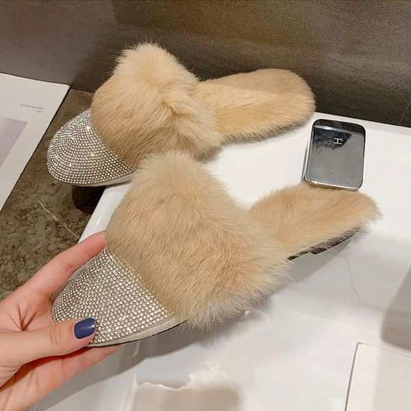 shoes women luxury 2021 rhinestone fur crystal female slippers slides mules flats lady, Black
shoes women luxury 2021 rhinestone fur crystal female slippers slides mules flats lady, Black