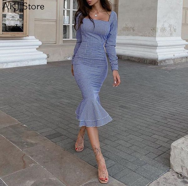 women vintage square collar long sleeve casual cocktail party bodycon mermaid dress dresses, Black;gray
women vintage square collar long sleeve casual cocktail party bodycon mermaid dress dresses, Black;gray
