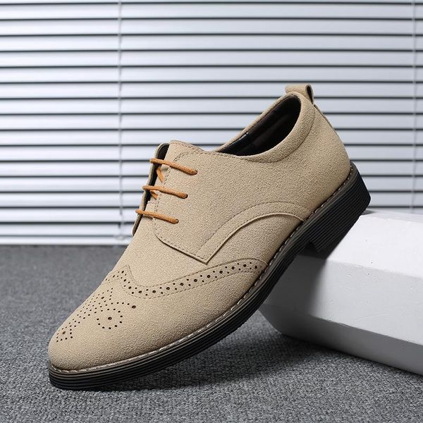 dress shoes men gentleman suede leather business paty wedding flats oxfords formal, Black
dress shoes men gentleman suede leather business paty wedding flats oxfords formal, Black