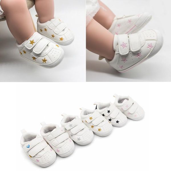 toddler baby 0-18m soft sole hook loop prewalker fashion sneakers boy girl crib shoes leather non-slip walker first walkers
toddler baby 0-18m soft sole hook loop prewalker fashion sneakers boy girl crib shoes leather non-slip walker first walkers