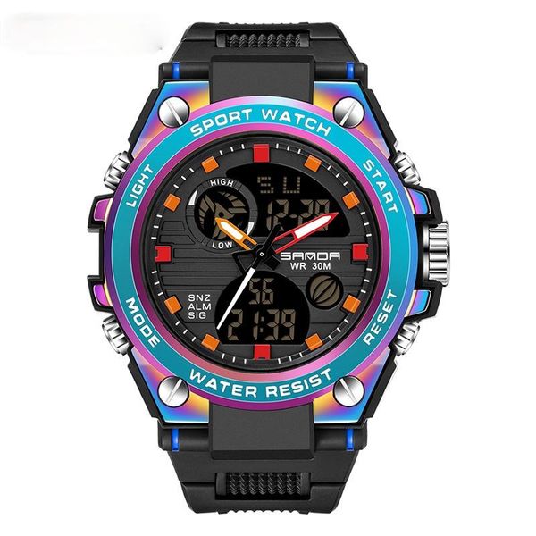 wristwatches multifunctional military watches the special waterproof watch men's double show luminous iridescence movement electronic, Slivery;brown
wristwatches multifunctional military watches the special waterproof watch men's double show luminous iridescence movement electronic, Slivery;brown