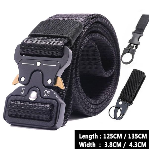 waist support military nylon tactical belt army heavy duty quick release buckle belts outdoor hunting battle accessories, Black;gray
waist support military nylon tactical belt army heavy duty quick release buckle belts outdoor hunting battle accessories, Black;gray