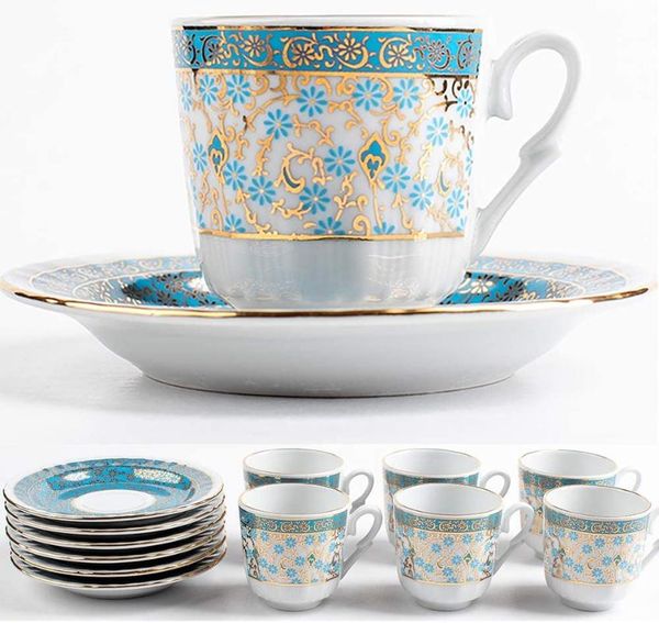 cups & saucers turkish coffee espresso set of 6 with arabic mugs porcelain for drinking and gift accessories (blue)
cups & saucers turkish coffee espresso set of 6 with arabic mugs porcelain for drinking and gift accessories (blue)