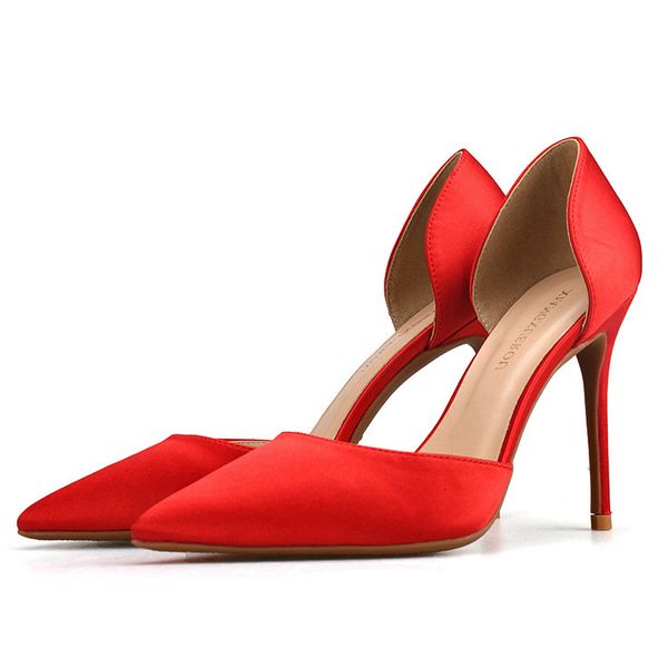 sandals comfort pumps arrival concise high heel office shoe women silk pointed spring autumn ladies heels shoes j0028 csw2, Black
sandals comfort pumps arrival concise high heel office shoe women silk pointed spring autumn ladies heels shoes j0028 csw2, Black