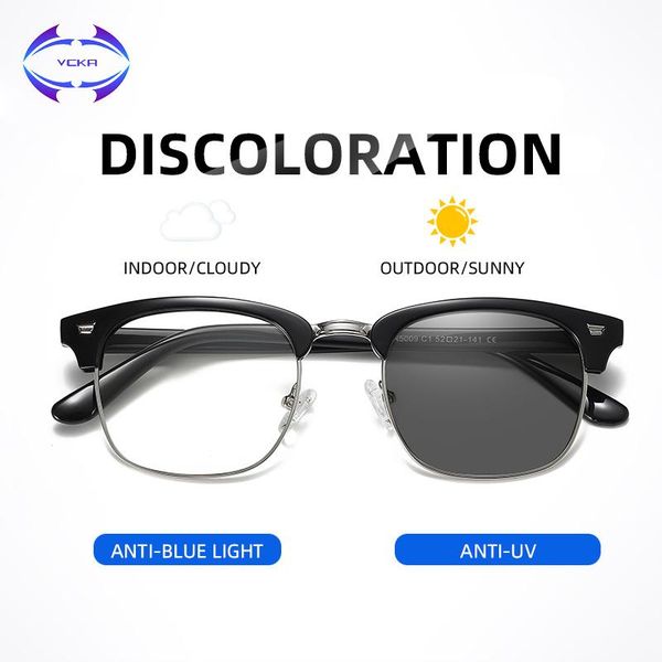 fashion sunglasses frames vcka discoloration classic computer anti blue light glasses men women tr90 half frame blocking phone gaming uv400, Black
fashion sunglasses frames vcka discoloration classic computer anti blue light glasses men women tr90 half frame blocking phone gaming uv400, Black
