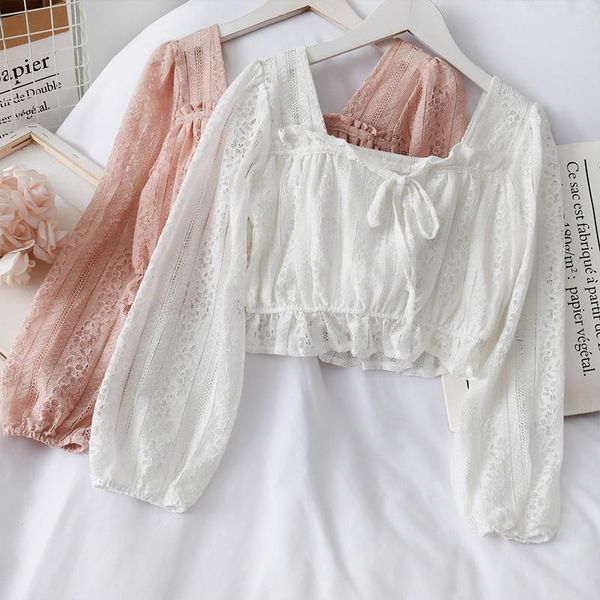 women's blouses & shirts hollow out sweet female spring bud silk blouse agaric edge brim brief paragraph led small unlined upper garmen, White
women's blouses & shirts hollow out sweet female spring bud silk blouse agaric edge brim brief paragraph led small unlined upper garmen, White