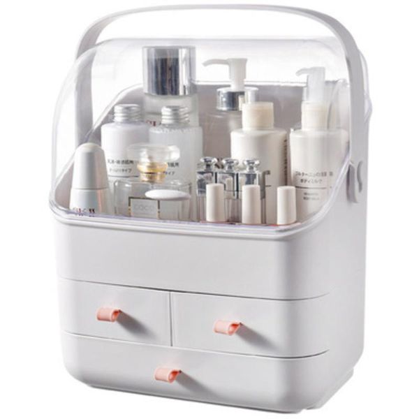 makeup organizer cosmetic storage box drawer large capacity jewelry nail polish container portable boxes & bins
makeup organizer cosmetic storage box drawer large capacity jewelry nail polish container portable boxes & bins