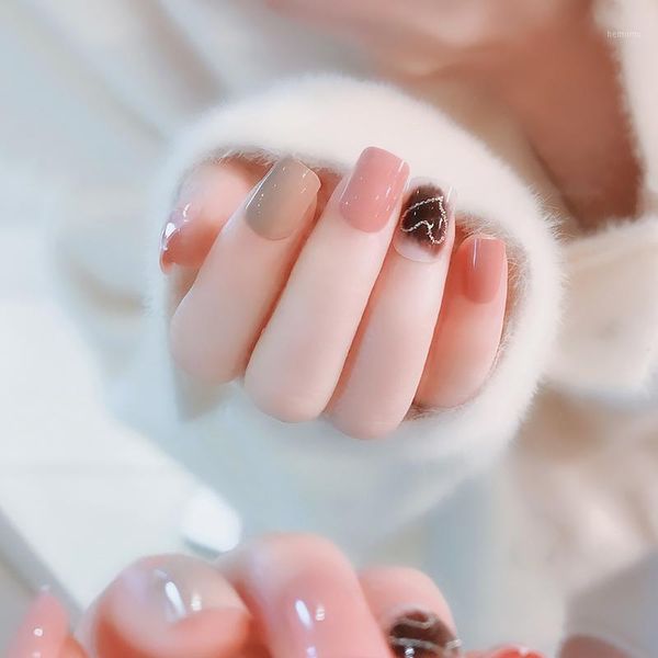 women simple jump color false nails love heart design short size artificial nail with glue girls sweet candy fake nails1, Red;gold
women simple jump color false nails love heart design short size artificial nail with glue girls sweet candy fake nails1, Red;gold