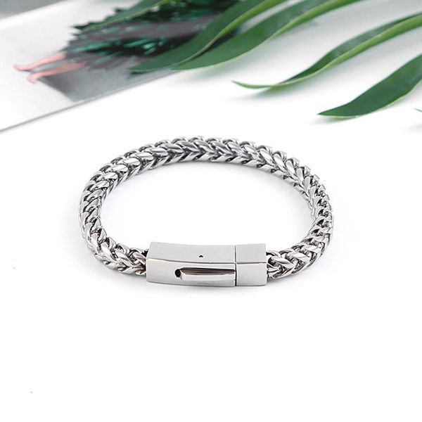 link, chain bracelet men charm gold bracelets hip hop steel color mens snap stainless jewelry hand male accessories wholesale, Black
link, chain bracelet men charm gold bracelets hip hop steel color mens snap stainless jewelry hand male accessories wholesale, Black