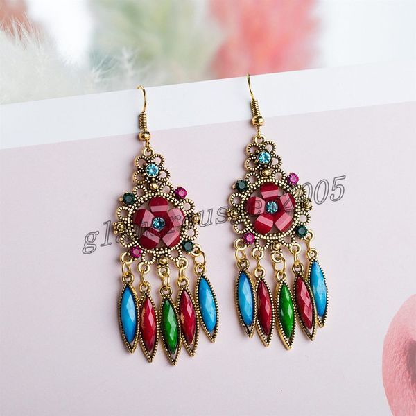 bohemian colorful flower alloy tassel dangle earrings for women vintage gold color multilayer female weddings party earrings jewelry, Silver
bohemian colorful flower alloy tassel dangle earrings for women vintage gold color multilayer female weddings party earrings jewelry, Silver