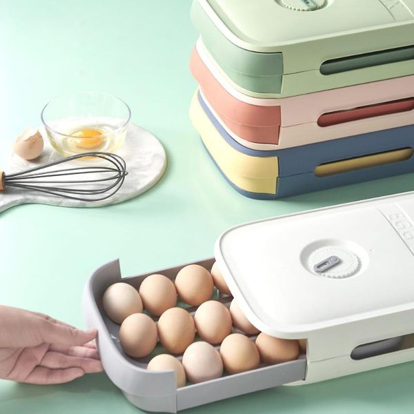 kitchen storage & organization household refrigerator fresh-keeping egg box drawer type with lid can be superimposed
kitchen storage & organization household refrigerator fresh-keeping egg box drawer type with lid can be superimposed