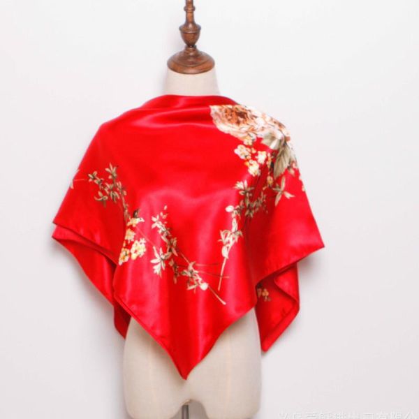 scarves women's simulation silk satin large square scarf professional red hijab white fashion luxury shawl, Blue;gray
scarves women's simulation silk satin large square scarf professional red hijab white fashion luxury shawl, Blue;gray