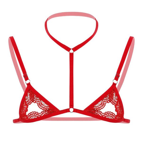 bras iefiel mens erotic sissy tanks lace lingerie nightwear halter neck spaghetti straps wire-unlined mini bra hole, Red;black
bras iefiel mens erotic sissy tanks lace lingerie nightwear halter neck spaghetti straps wire-unlined mini bra hole, Red;black