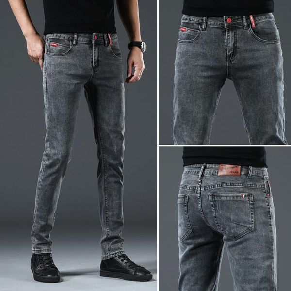 men's jeans shzq brand spring arrivals men quality casual male denim pants straight slim fit dark grey men's trousers yong man, Blue
men's jeans shzq brand spring arrivals men quality casual male denim pants straight slim fit dark grey men's trousers yong man, Blue