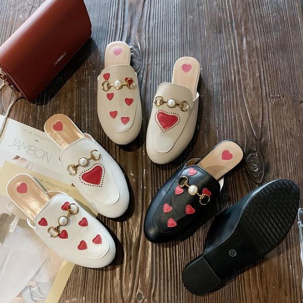 heart print designer slippers fashion summer casual scuffs shoes for women loafers, Black
heart print designer slippers fashion summer casual scuffs shoes for women loafers, Black