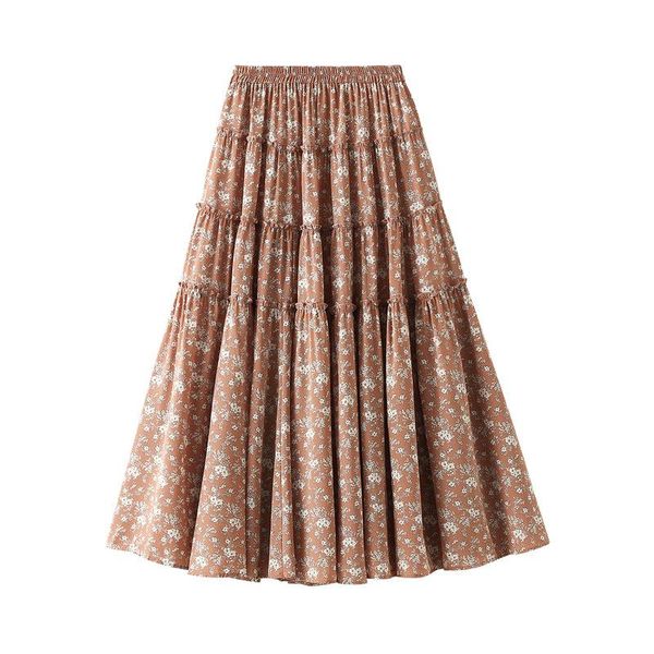 in the summer of 2021 elastic waist splicing model broken beautiful long show thin flower skirt skirts 2843, Black
in the summer of 2021 elastic waist splicing model broken beautiful long show thin flower skirt skirts 2843, Black