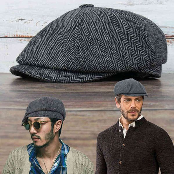 retro mens casual newsboy hat spring and autumn beret wild casual hats wild octagonal cap, Blue;gray
retro mens casual newsboy hat spring and autumn beret wild casual hats wild octagonal cap, Blue;gray