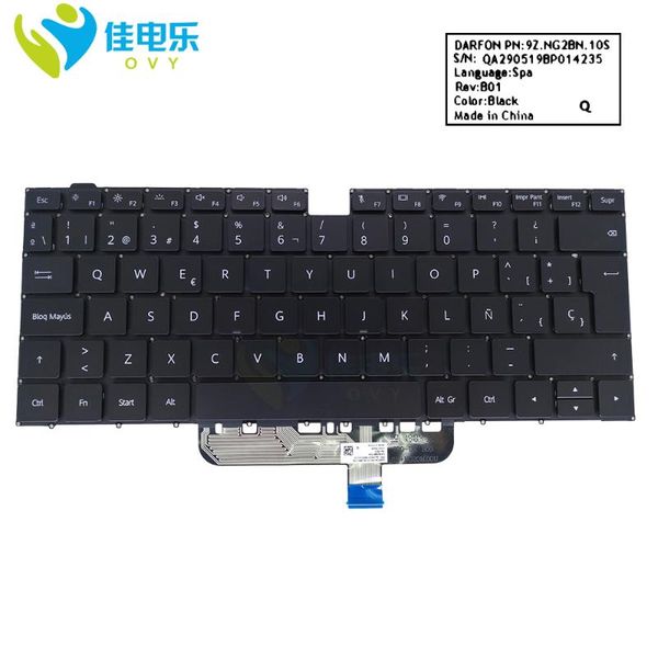 spanish latin backlight keyboard for huawei magicbook pro hbl-w19 hbl-w29 hly-w29r klv-w29l la sp lapkeyboards 9z.ng2bn.10s replacement
spanish latin backlight keyboard for huawei magicbook pro hbl-w19 hbl-w29 hly-w29r klv-w29l la sp lapkeyboards 9z.ng2bn.10s replacement