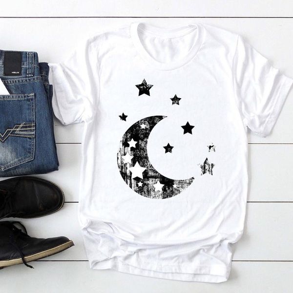 women's t-shirt women 2021 moon star cute short sleeve fashion cartoon summer graphic t lady print tee female tshirts clothes, White
women's t-shirt women 2021 moon star cute short sleeve fashion cartoon summer graphic t lady print tee female tshirts clothes, White