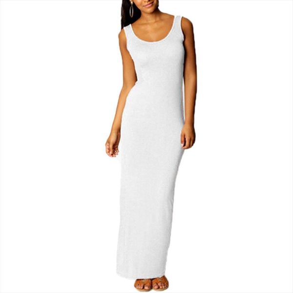 tank solid summer long women dresses sleeveless elegant thin o neck vest maxi beach simple sheath, Black;gray
tank solid summer long women dresses sleeveless elegant thin o neck vest maxi beach simple sheath, Black;gray