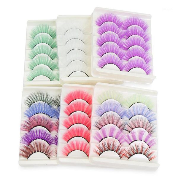 pairs colorful false eyelashes 3d white mink lashes natural long thick fluffy lash faux extension makeup cosplay tools1
pairs colorful false eyelashes 3d white mink lashes natural long thick fluffy lash faux extension makeup cosplay tools1